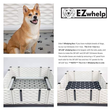 metal ez whelp box|ez whelping box for dogs.